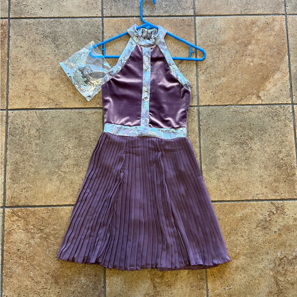 Weissman Purple Lyrical Dress